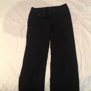 Regular black work pants